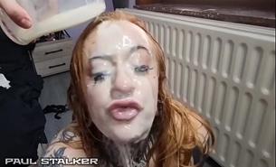 Azura Alii Amazing Spew Milk Ingestion Piss On Dick Extreme