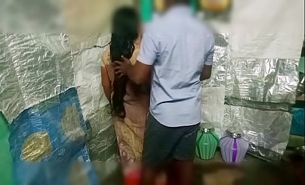 Indian village student has hardcore sex with Indian aunty