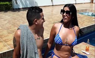 Latina Whore Lina Henao Fucks Outdoors With An Unknown Soldier