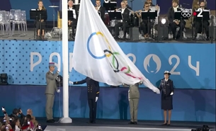 The Olympic flag was hung upside down at the opening ceremony of the