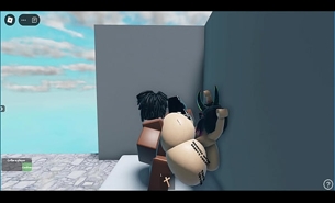 Whore gets fucked by black man on Roblox